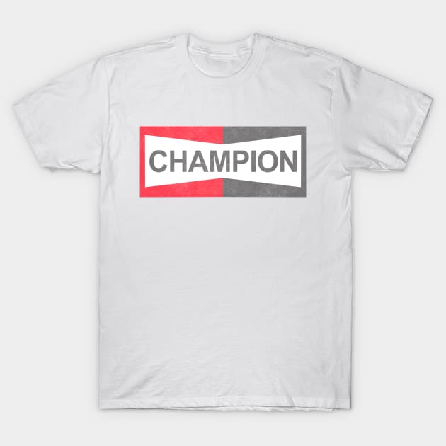 Champion t shirt cliff booth sale